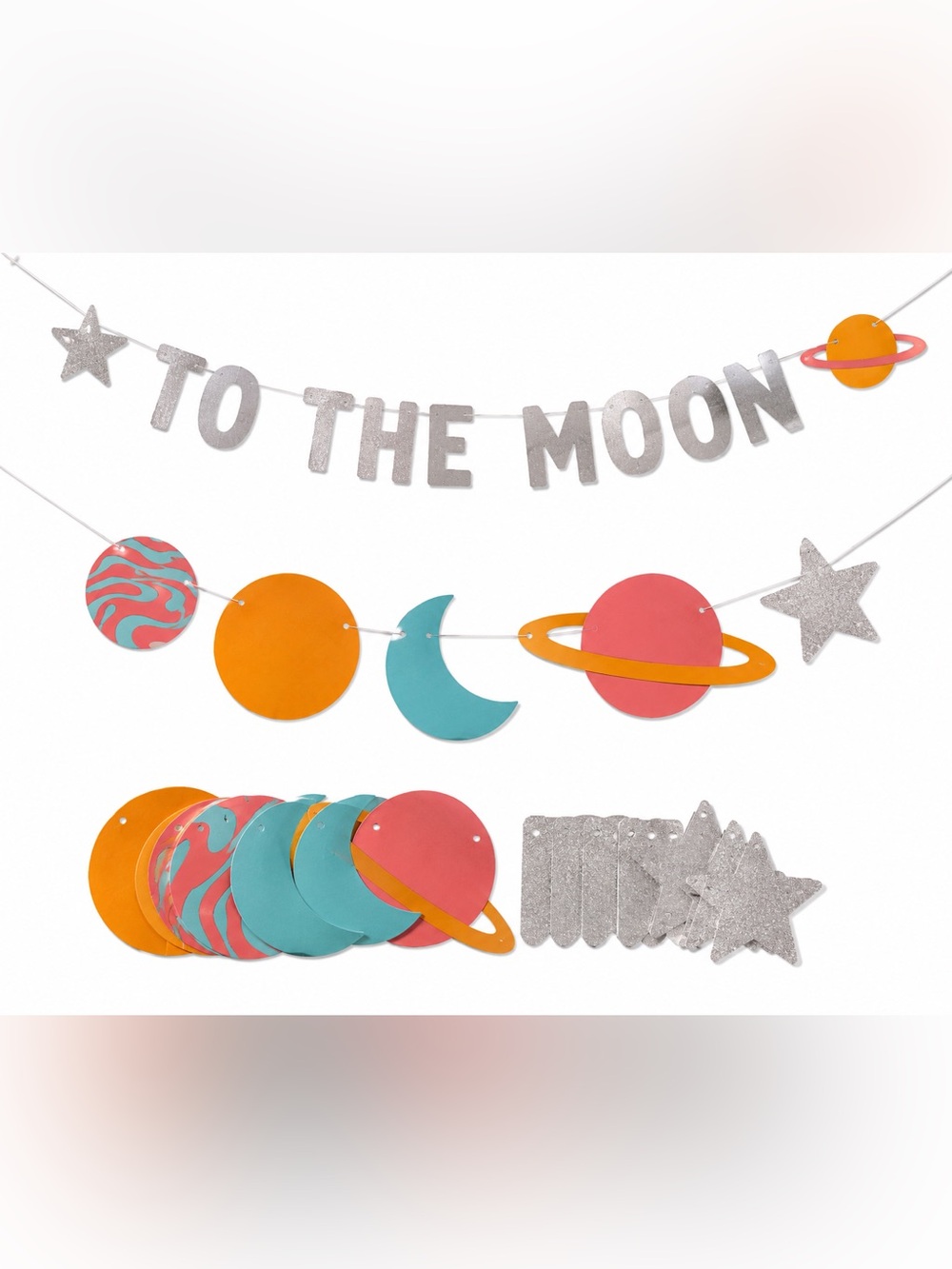 NWT Spritz To the moon‎ party decor kit